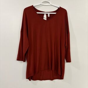 Soyaconcept shirt Lyocell jersey fabric keyhole back